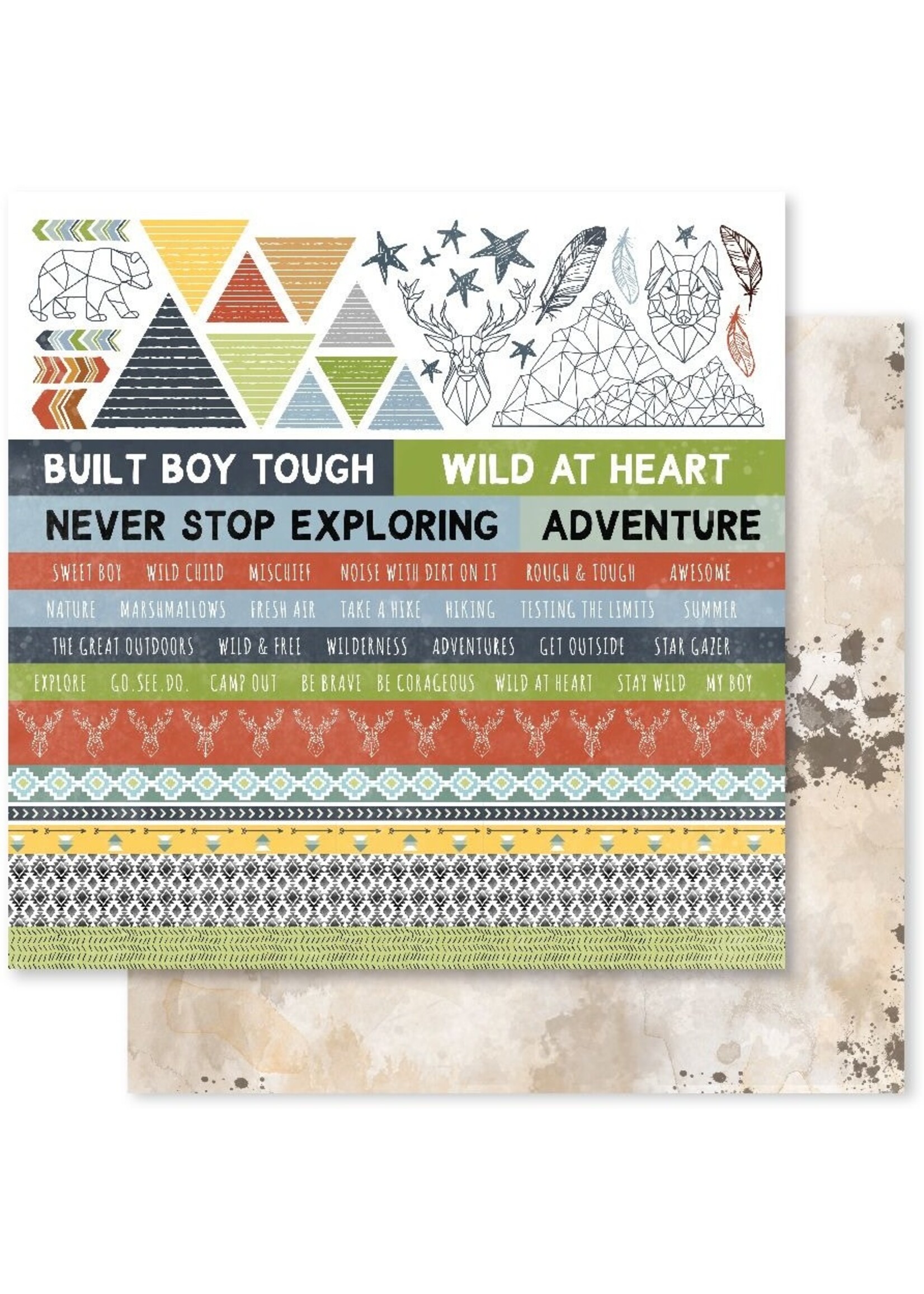 Paper Rose Paper Rose 12x12  Stay Wild, F