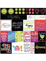 Reminisce Reminisce 12x12 Die Cut Stickers, Love Of Gratitude
