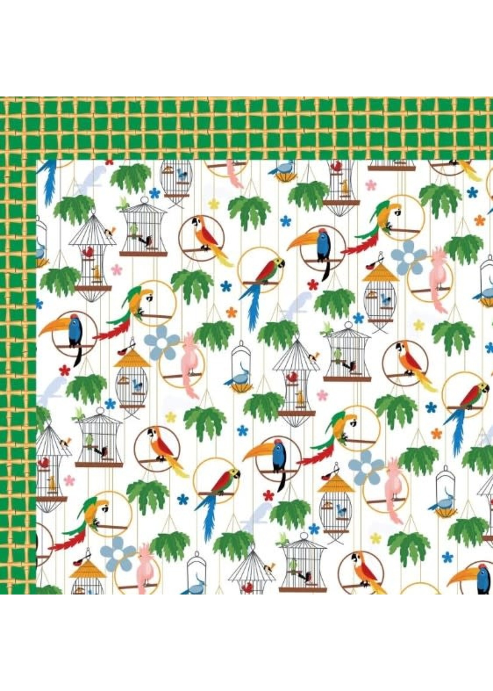 Carta Bella Carta Bella 12x12 Zoo Adventure, Aviary