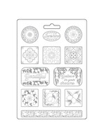 Stamperia Stamperia A4 Soft Mould, Blue Dream - Plates