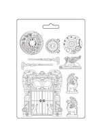 Stamperia Stamperia A4 Soft Mould, Magic Forest - Door & Elements