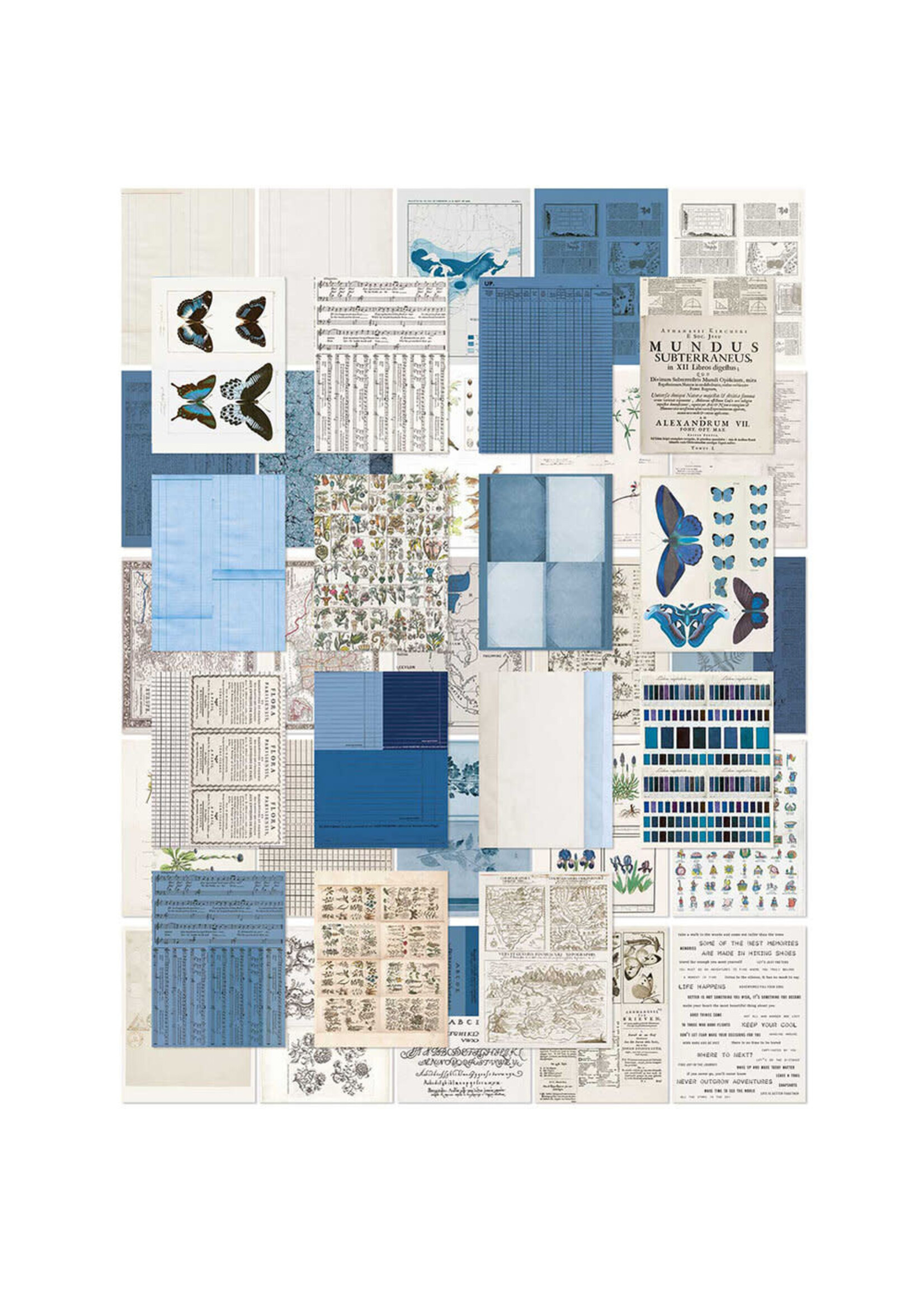 49 & Market Collage Sheets, Color Swatch Inkwell