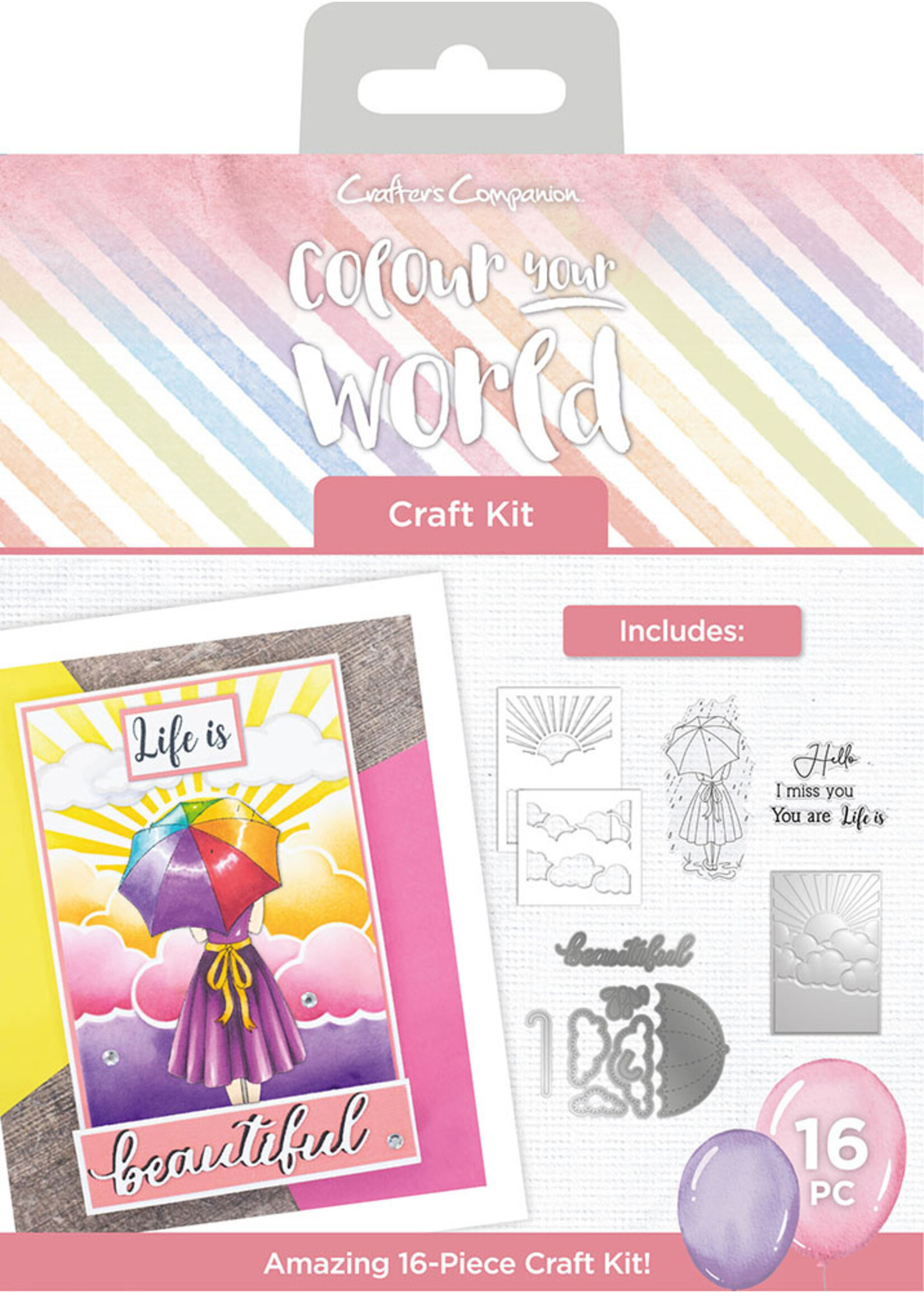 Crafter's Companion Colour Your World Craft Kit