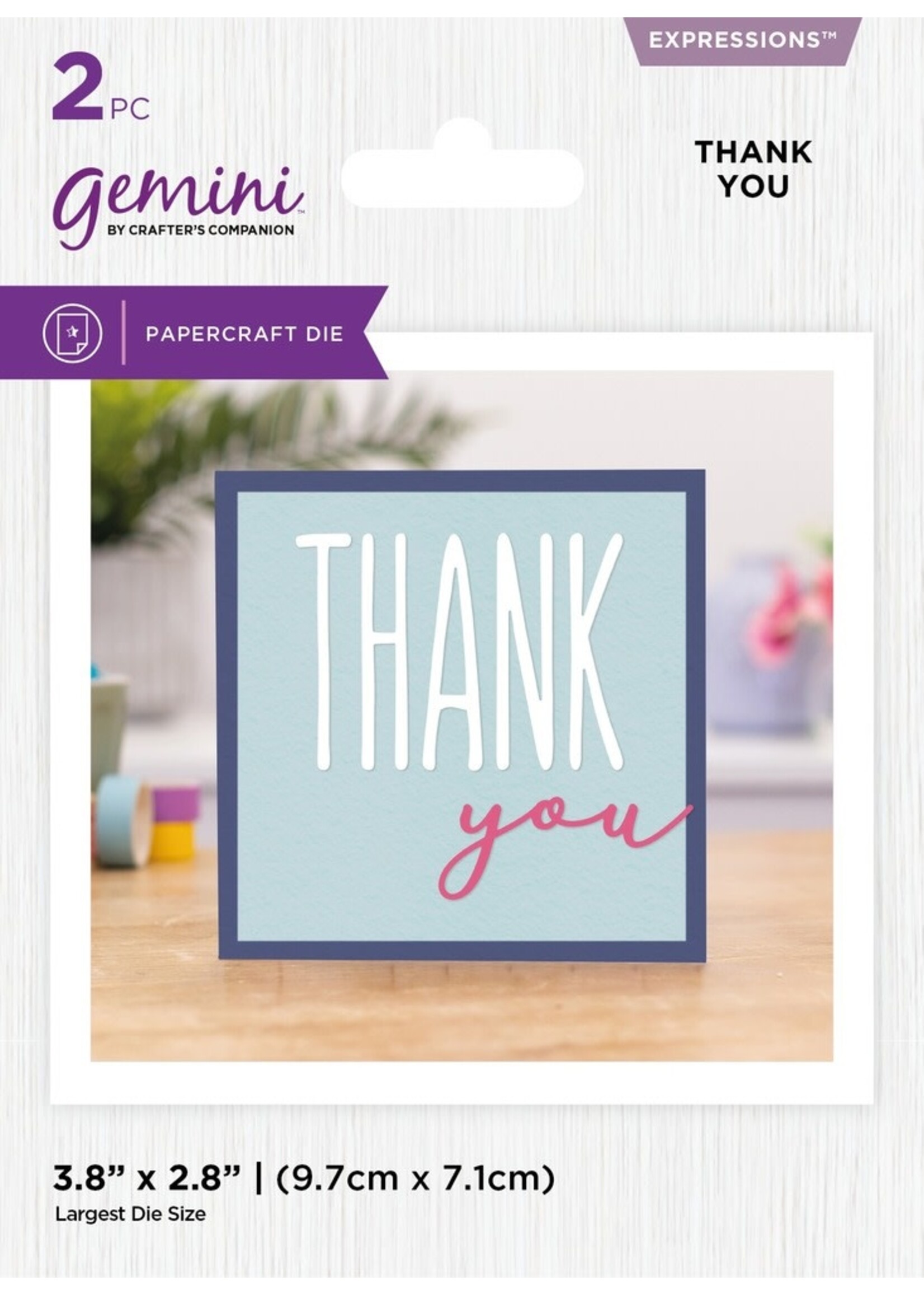 Crafter's Companion Crafter's Compnaion Die, Thank You