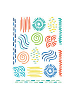Hero Arts Hero Arts Rub-On Transfers, Colorful Doodles