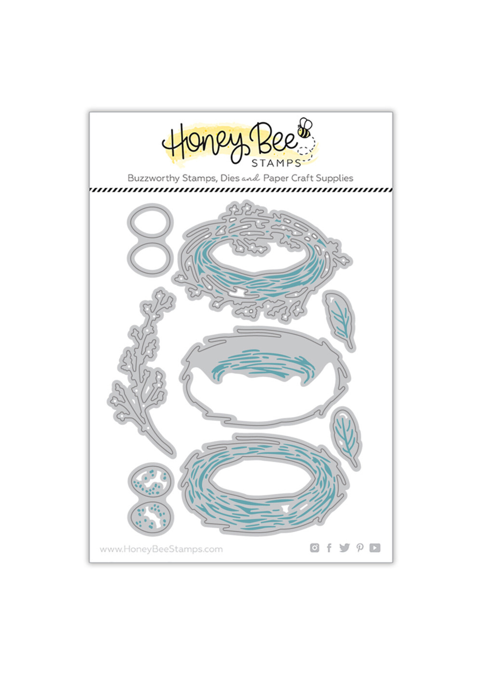 Honey Bee Stamps Lovely Layers Die, Nest