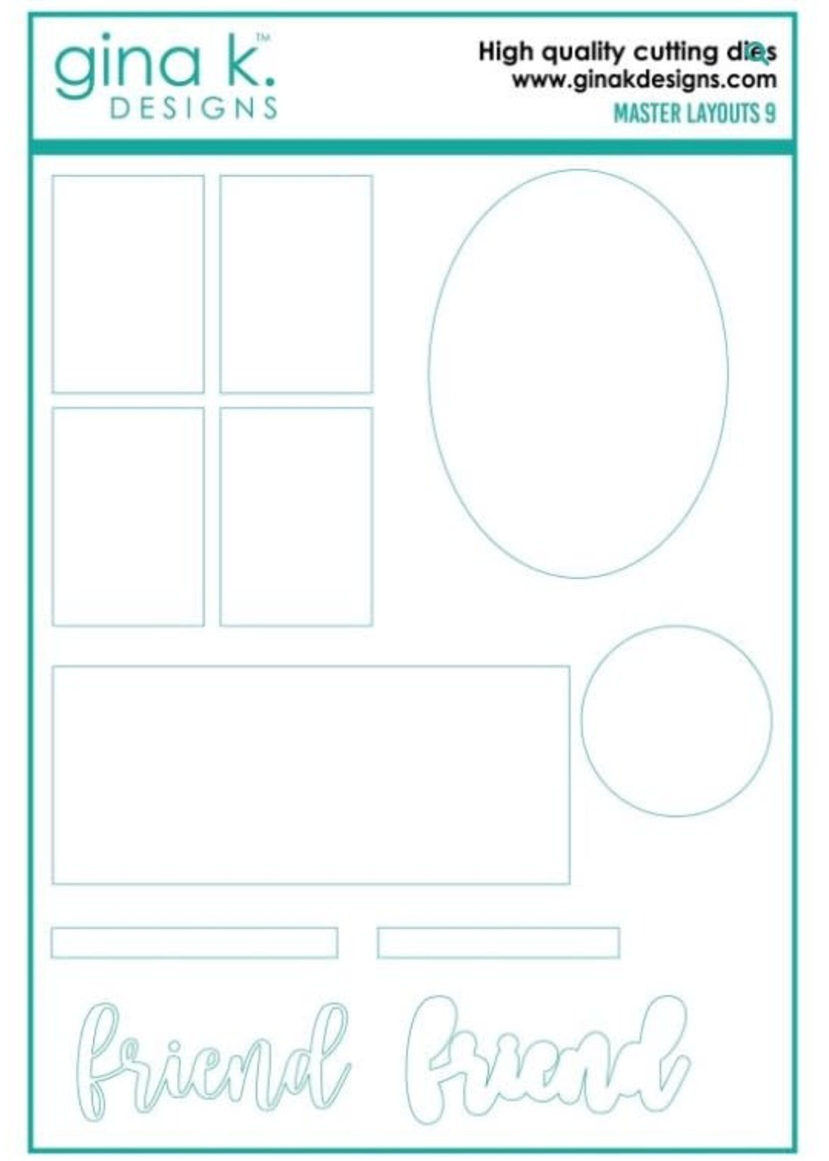 Gina K Gina K Die, Master 9 Layouts