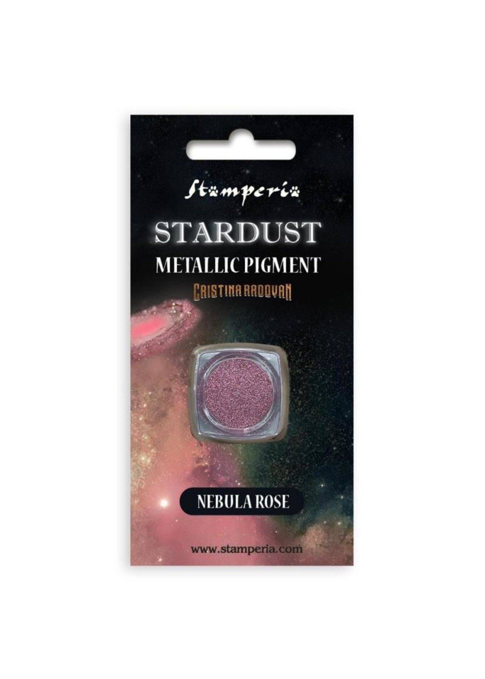 Stamperia Stardust Metallic Pigment, Nebula Rose