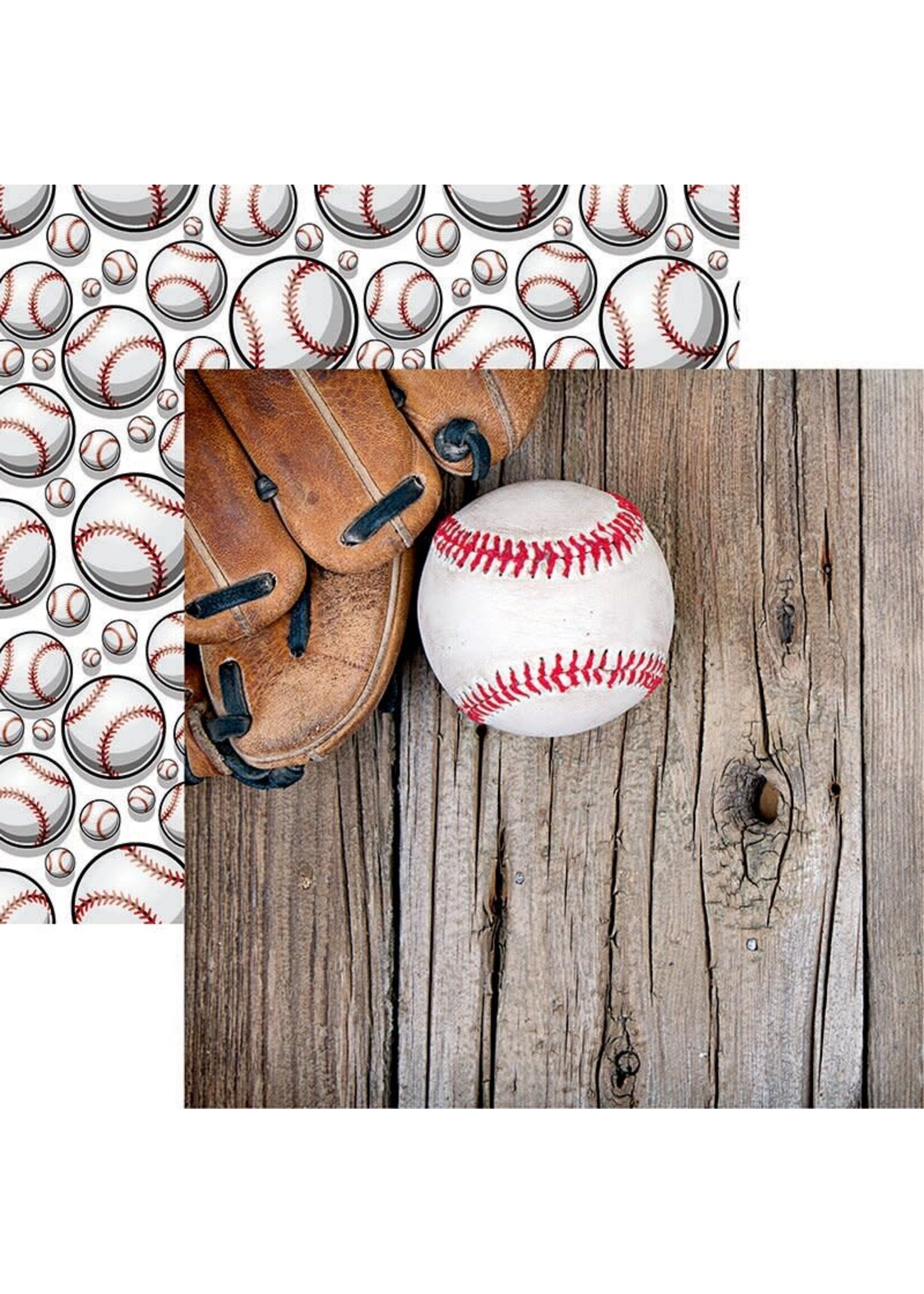 Reminisce Reminisce 12x12 Game Day Baseball, Baseball 2