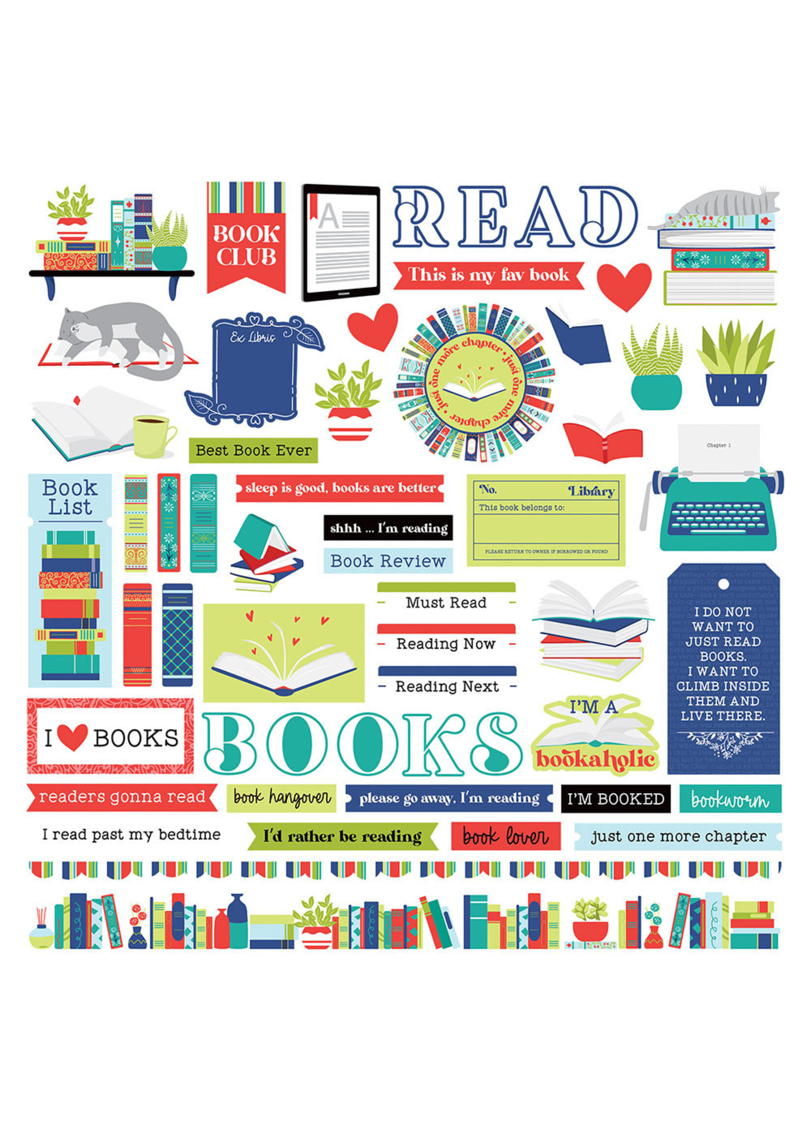PhotoPlay PhotoPlay 12x12 Sticker Sheets, Nottinghill Book Store