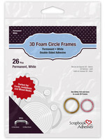 Scrapbook Adhesive 3D Foam Circle Frames
