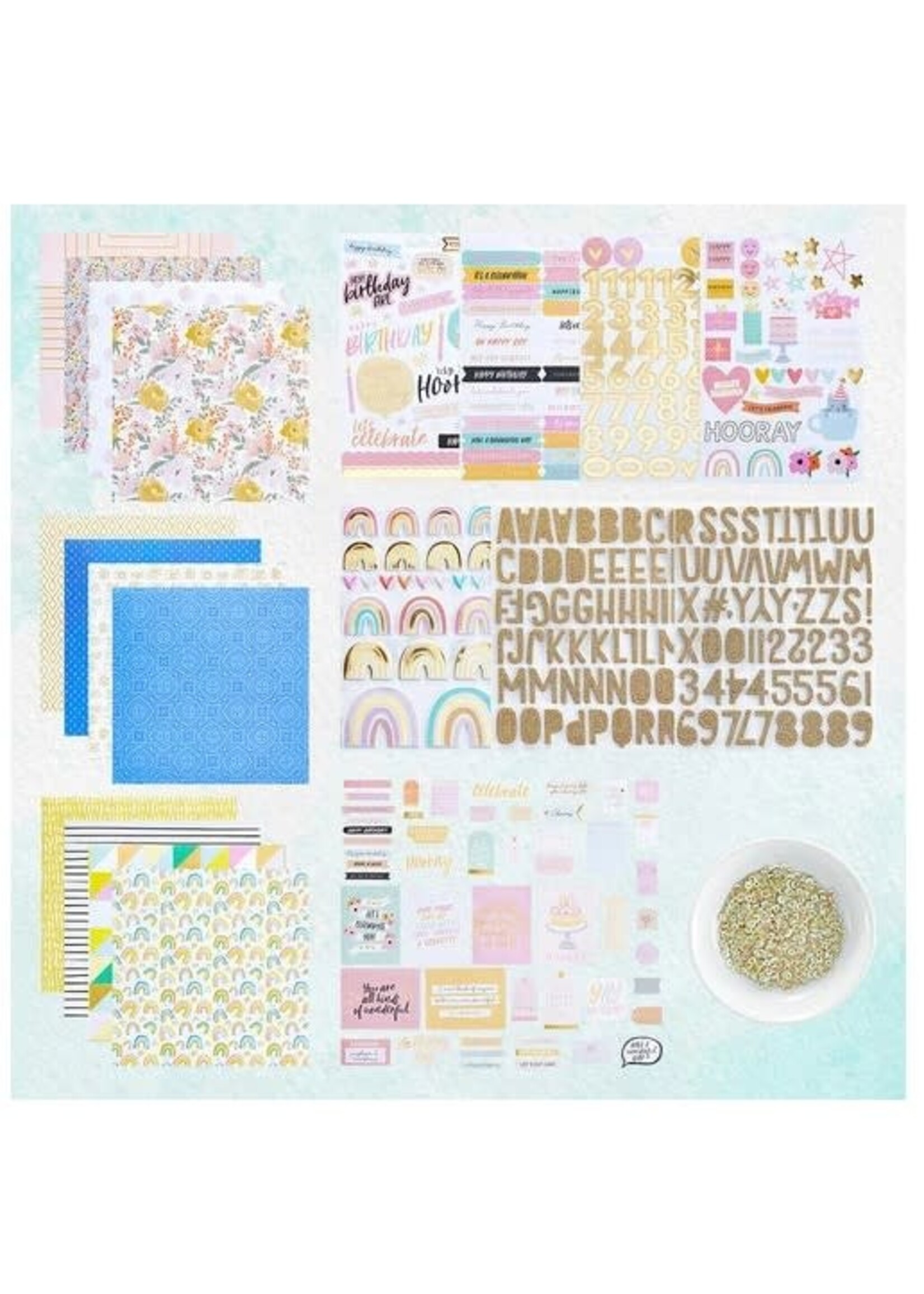 Spellbinders Spellbinders Card Kit, Birthday Celebration
