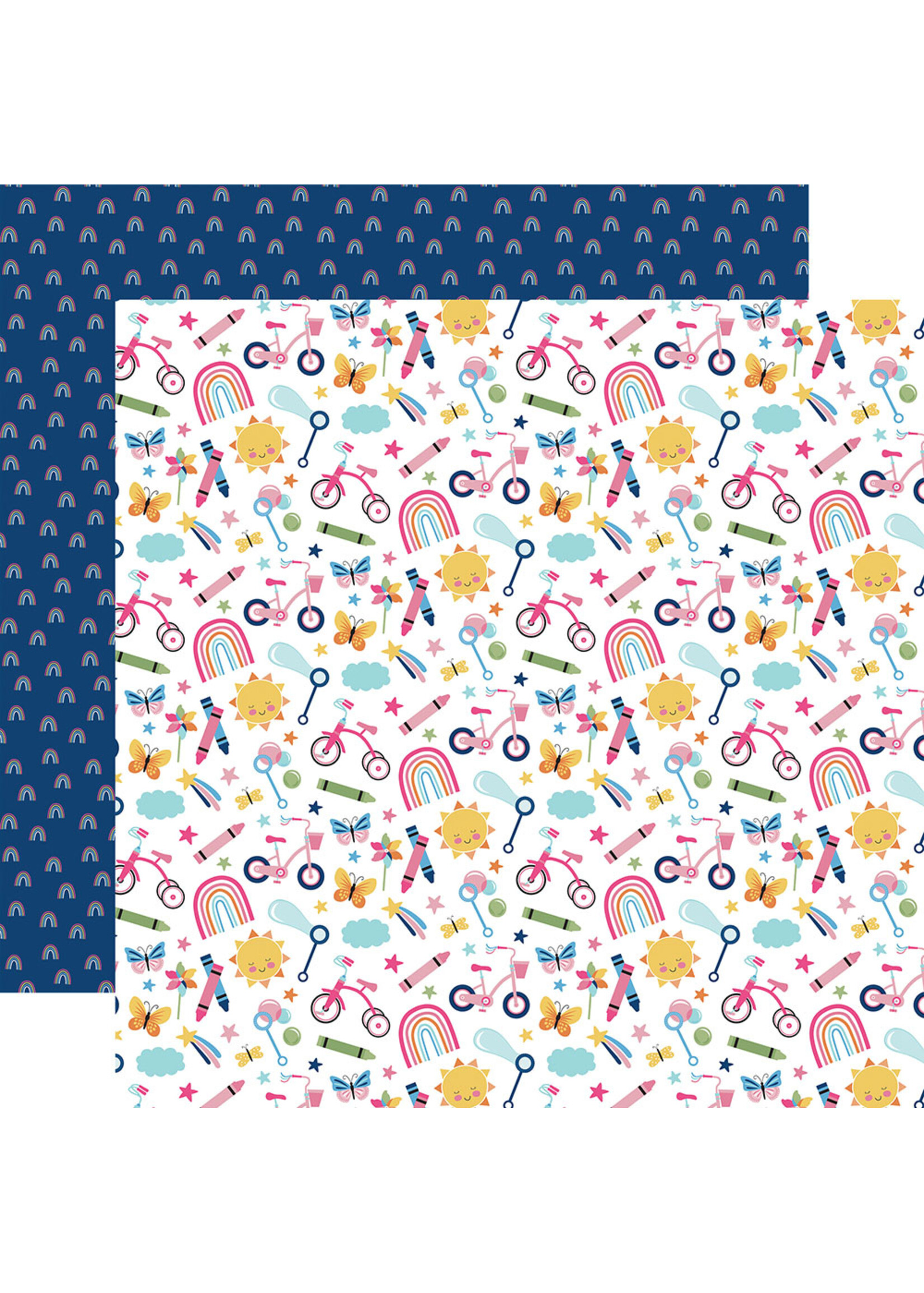 Echo Park Echo Park 12x12  Play all Day Girl, Playdate