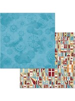 Bo Bunny 12x12 Paper World Traveller, Oceans