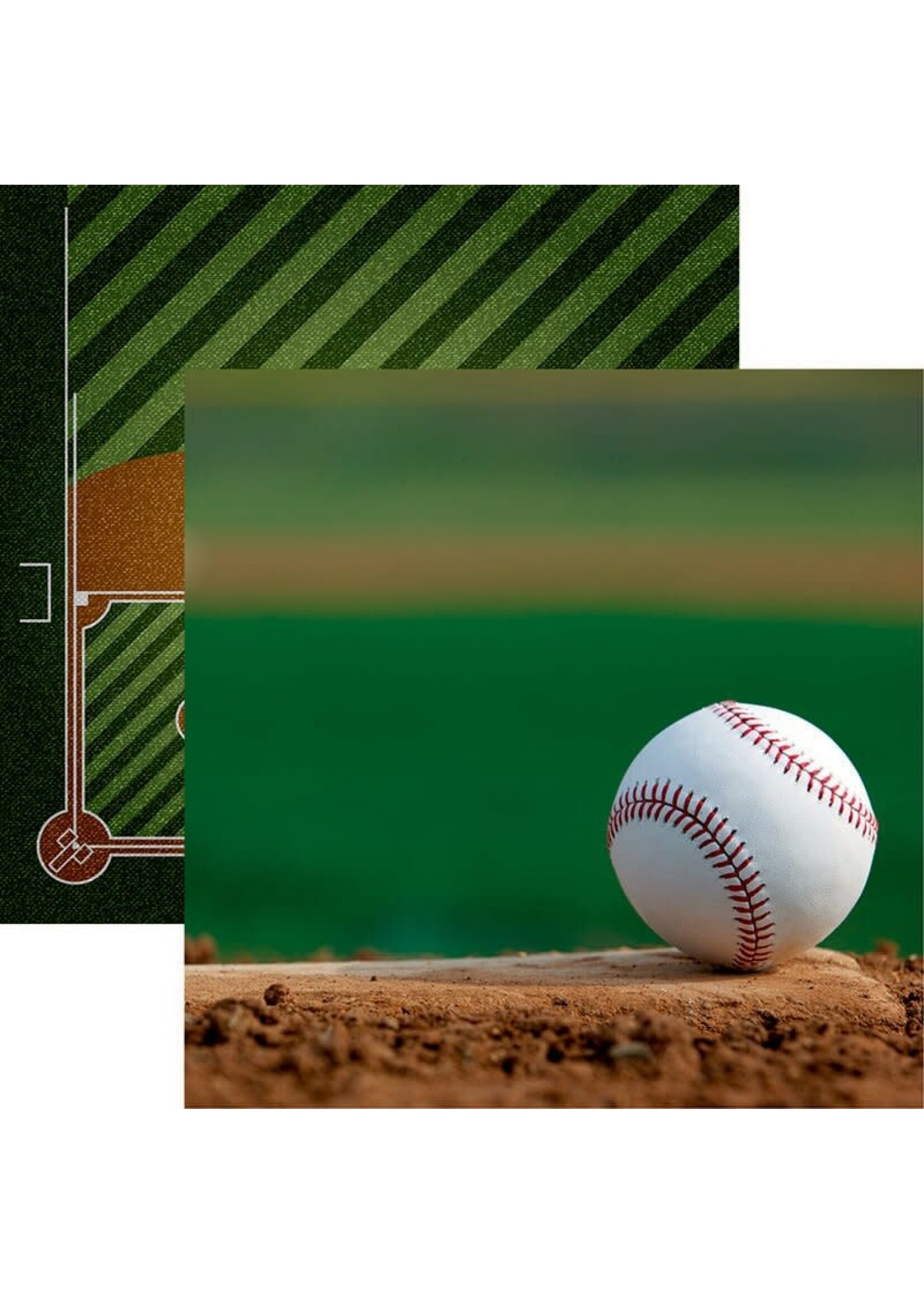 Reminisce Reminsce 12x12 Game Day Baseball, Baseball 4