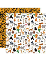 Carta Bella Carta Bella 12x12 Zoo Adventure, Born to Be Wild