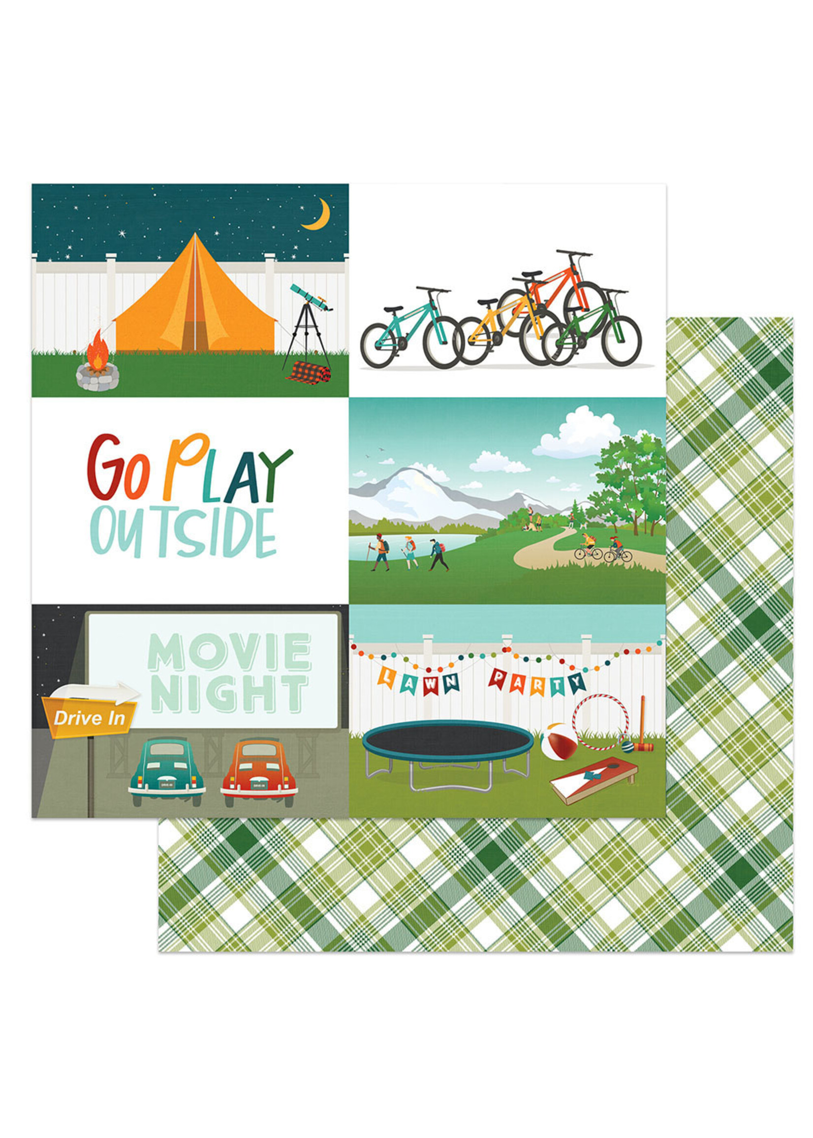 PhotoPlay PhotoPlay 12x12 Cabin Fever, Go Play Outside