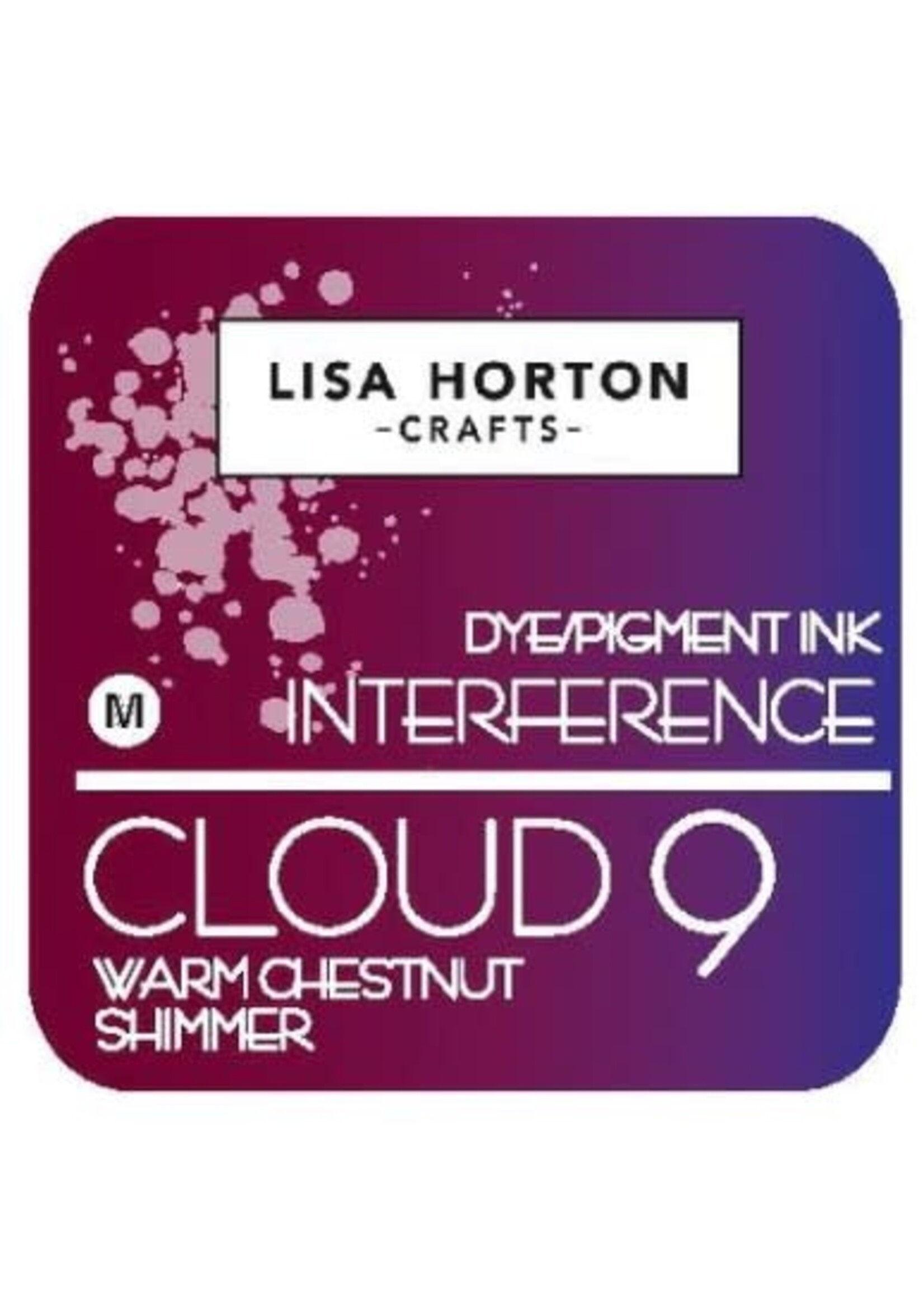 Lisa Horton Crafts Shimmer Interference Ink, Warm Chestnut