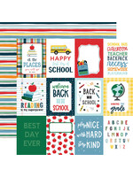 Echo Park Echo Park 12x12 First Day of School, 3x4 Journaling Cards