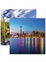 Reminisce Reminisce 12x12 Canada, Toronto Skyline