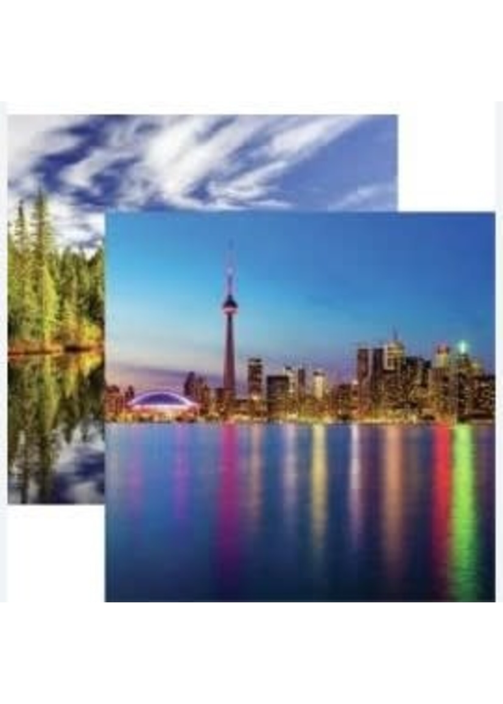 Reminisce Reminisce 12x12 Canada, Toronto Skyline