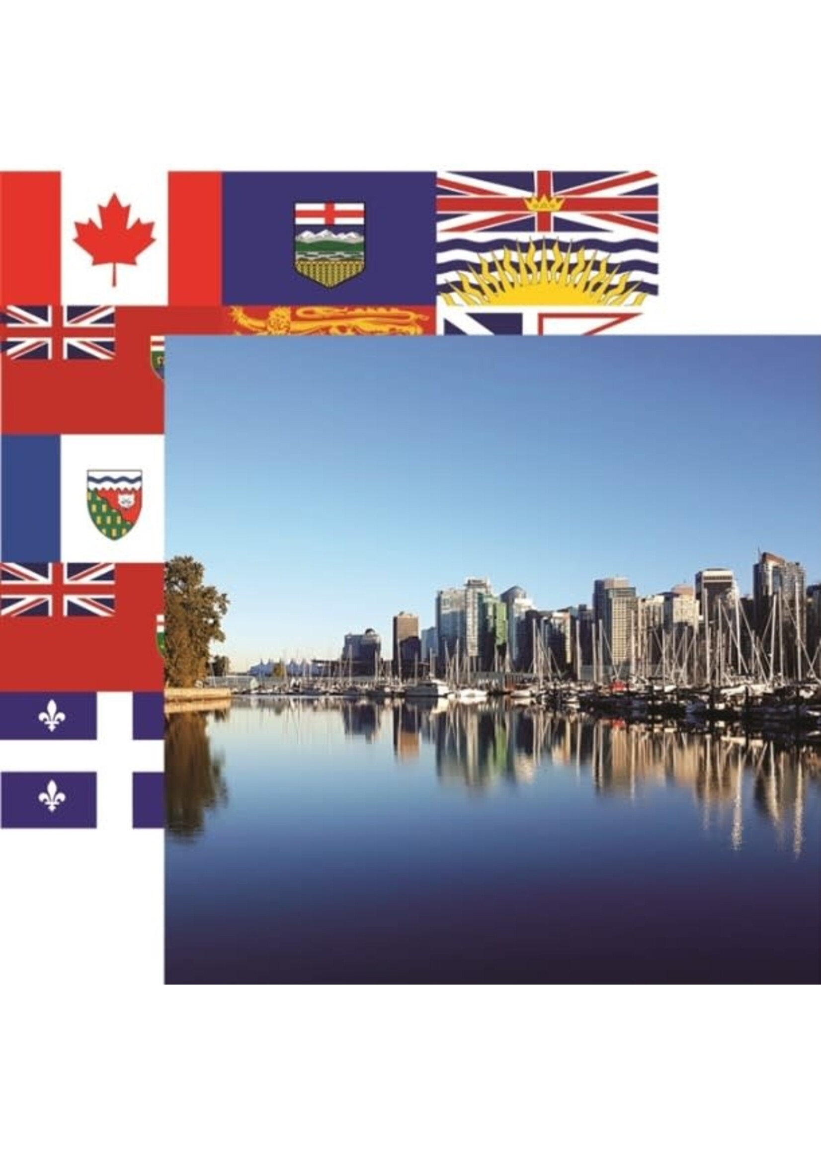 Reminisce Reminisce 12x12 Canada,  Vancouver Skyline