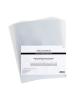 Spellbinders Glimmer  8.5x11 Specialty Clear Film Sheet (1) PER SHEET