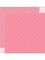 Echo Park Echo Park 12x12 Dots & Stripes, Bubble Gum Pink