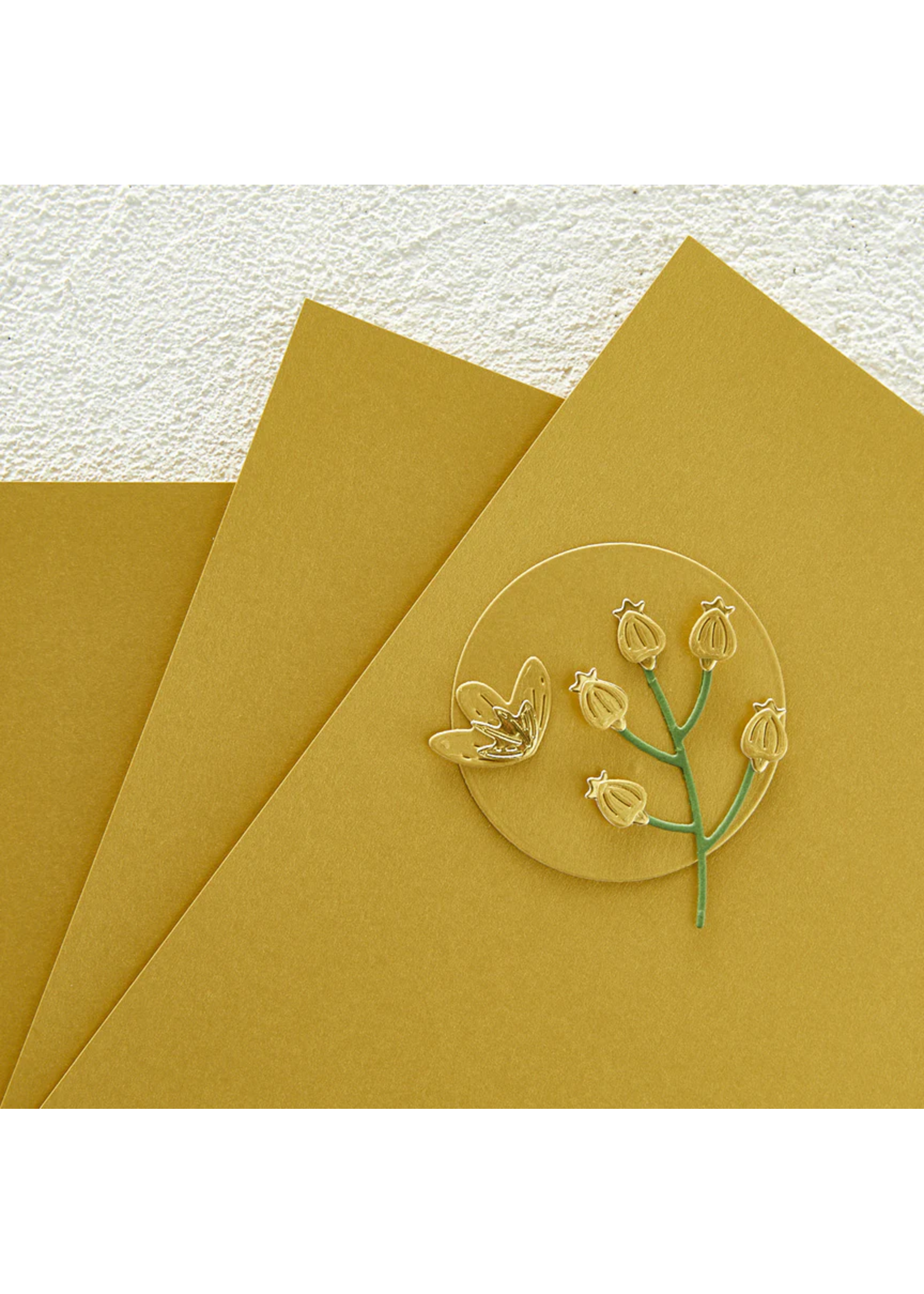 Spellbinders 8.5x11 Cardstock, Brushed Gold