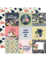 Simple Stories Simple Stories 12x12 Simple Vintage Indigo Garden, 4x4 Elements