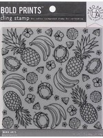 Hero Arts Hero Arts Bold Cling Stamp, CG837 Island Fruits