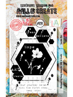 Aall & Create Stamp, #929 Garden Hex
