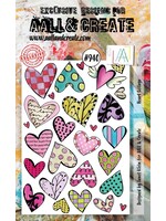 Aall & Create Stamp Set, #940 - Heart Collage
