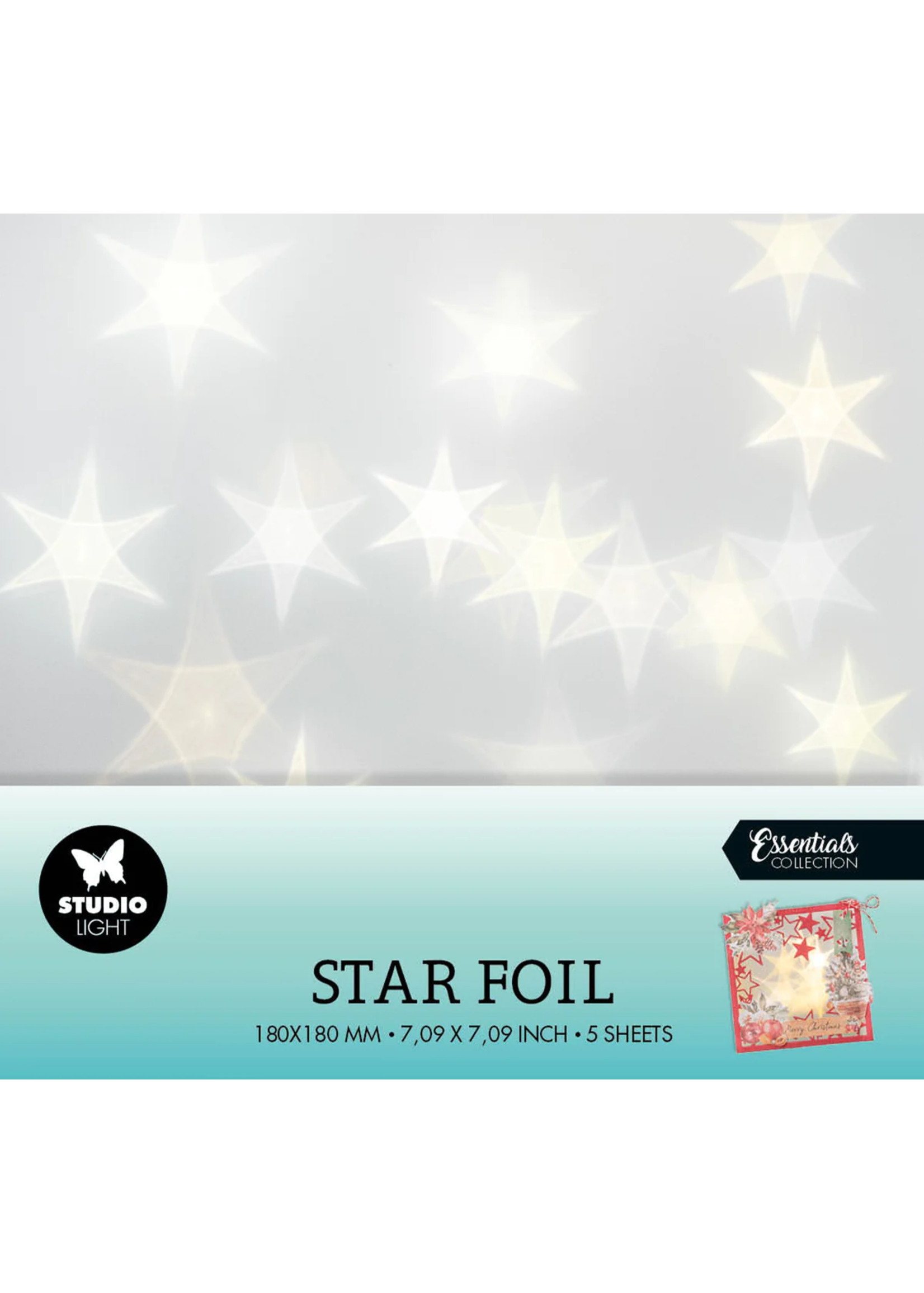 Studio Light Star Foil 7.1"x7.1" (5)