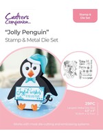 Crafter's Companion Stamp & Die Set, Jolly Penguin