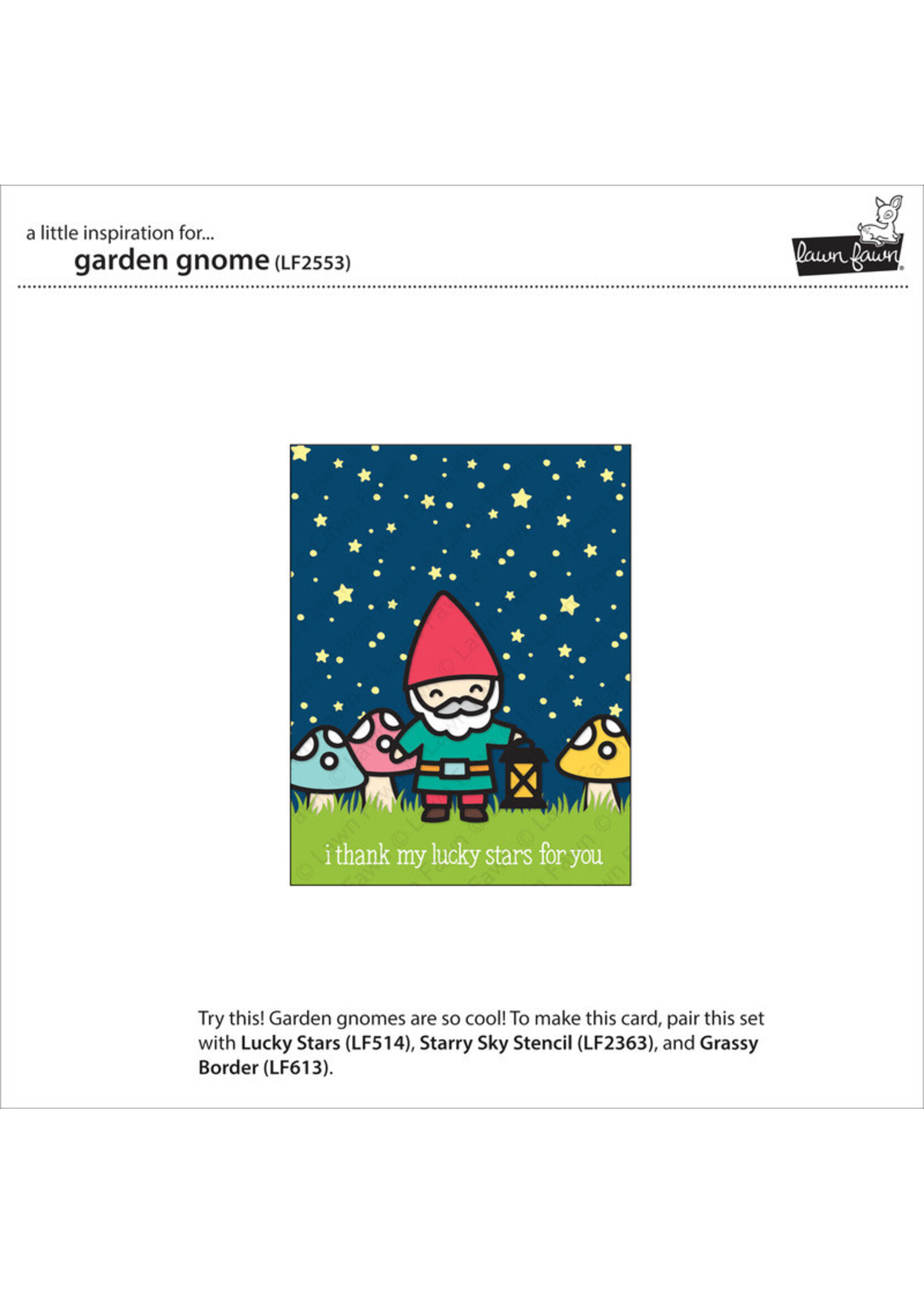 Lawn Fawn Lawn Fawn Die, LF2553 Garden Gnome