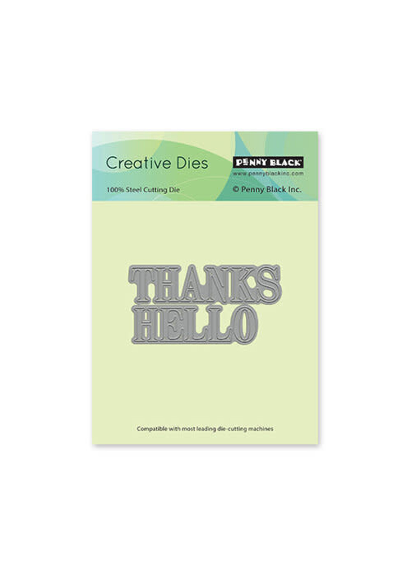 Penny Black Penny Black Die, 51-638 Thanks & Hello