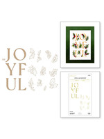 Spellbinders Spellbinders Glimmer Hot Foil Plate, Joyful Glimmer