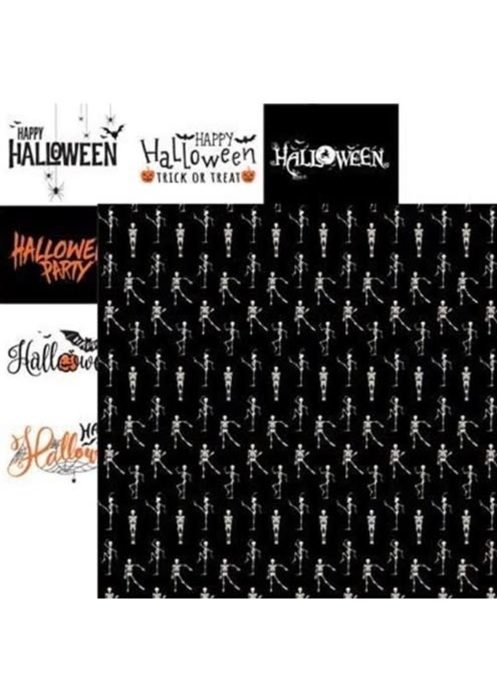 Reminisce Reminisce 12x12 Fright Night, Dancing Skeletons