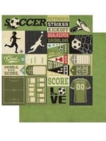 Authentique 12x12  All Star, Soccer Sentiments