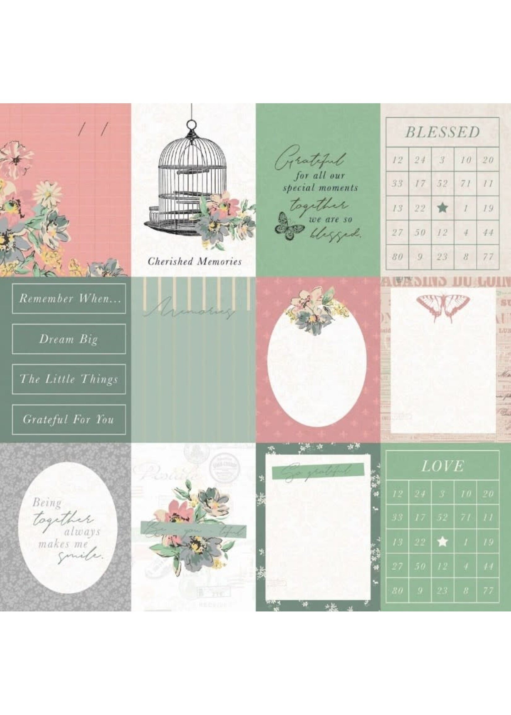 Kaisercraft 12x12 Le Belle, Garden