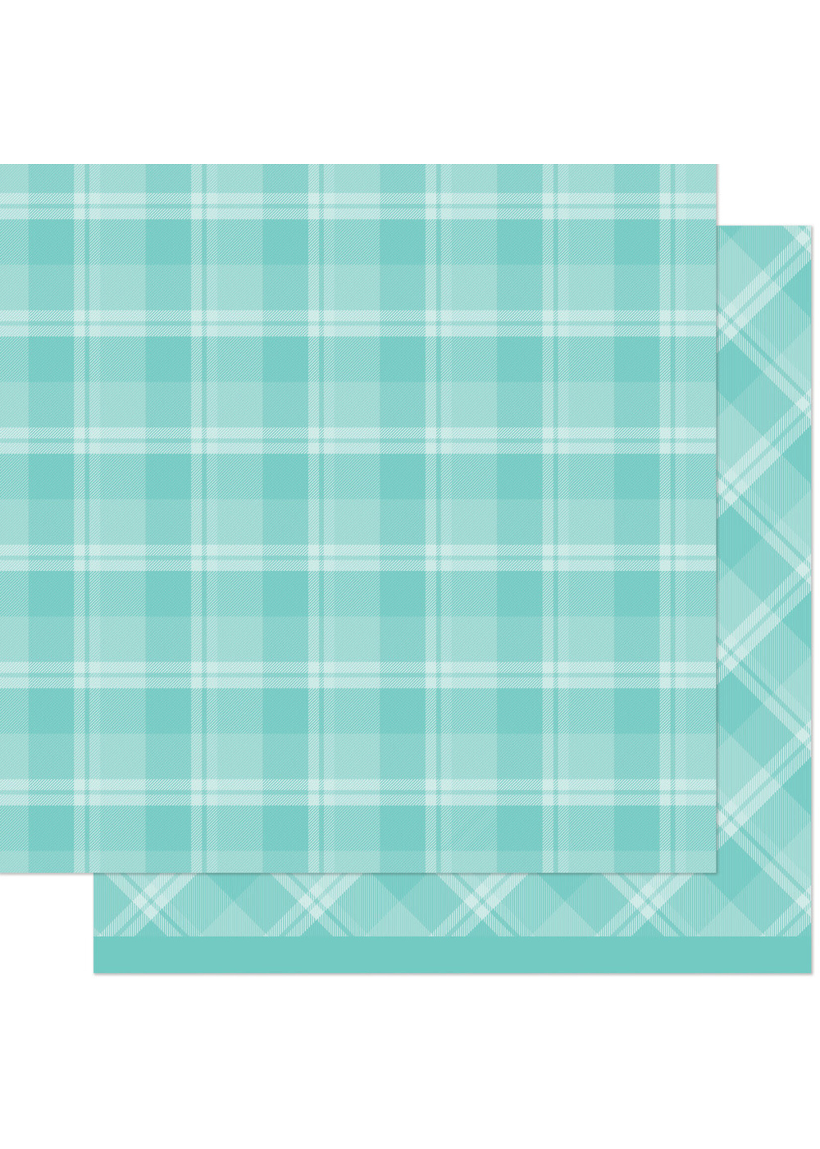 Lawn Fawn 12x12 Favorite Flannel, Hot Toddy