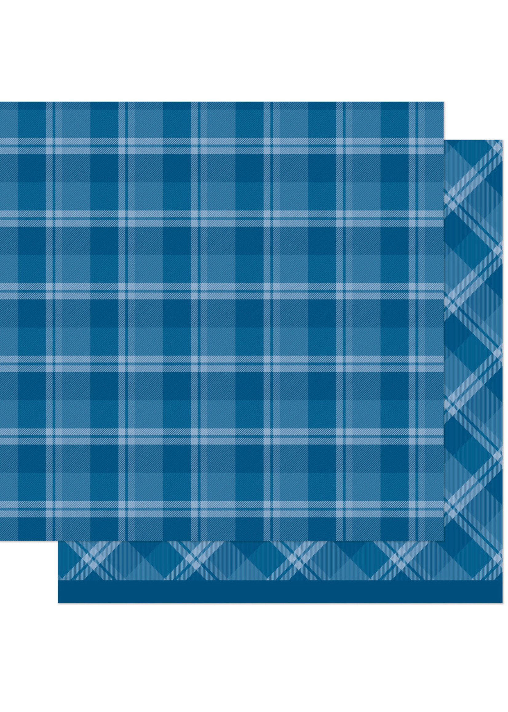 Lawn Fawn 12x12 Favorite Flannel, London Fog