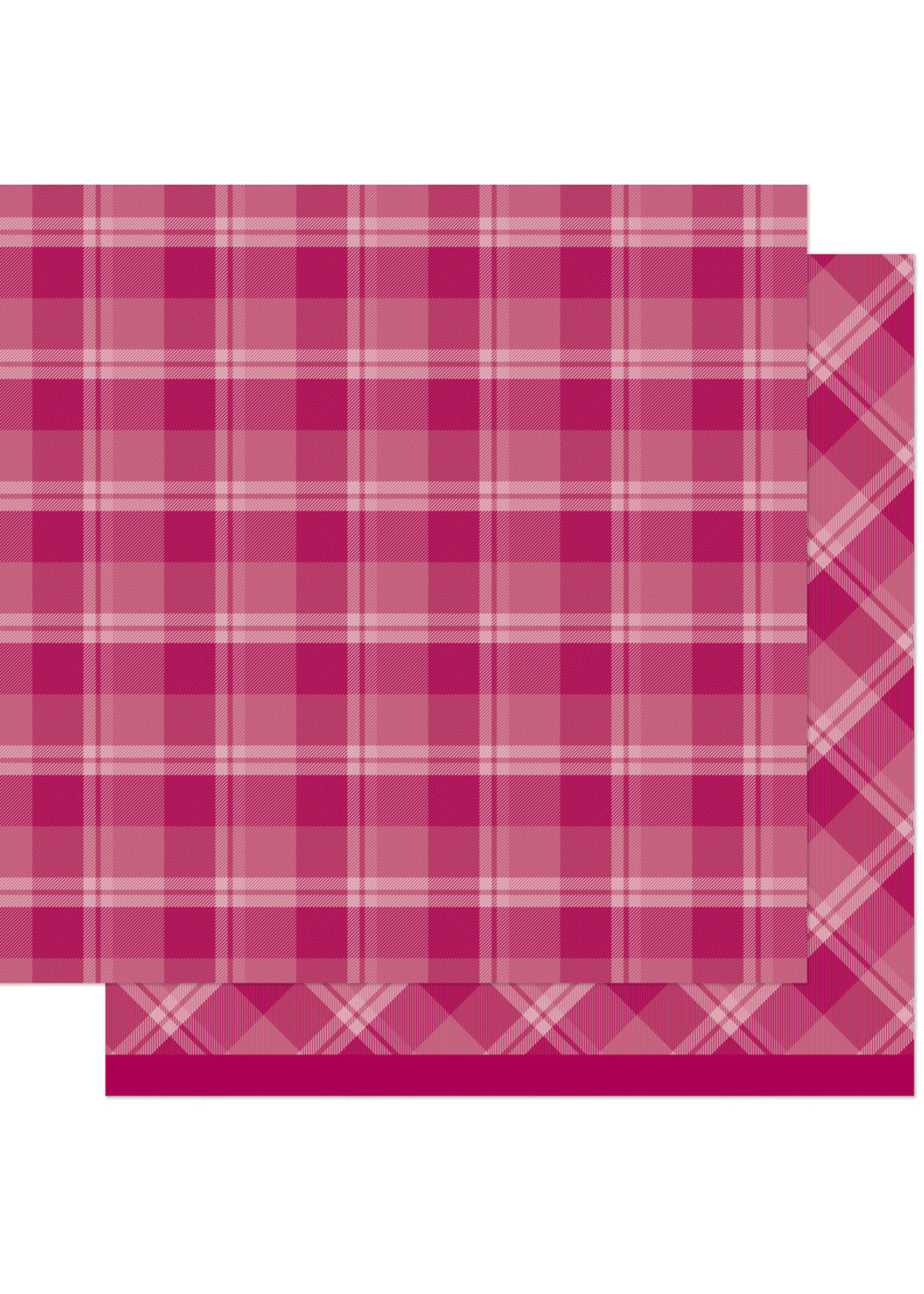 Lawn Fawn Lawn Fawn 12x12 Favorite Flannel, Mulled Cider