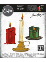 Sizzix Tim Holtz Thinlits, 666331 Candle Shop Colorize