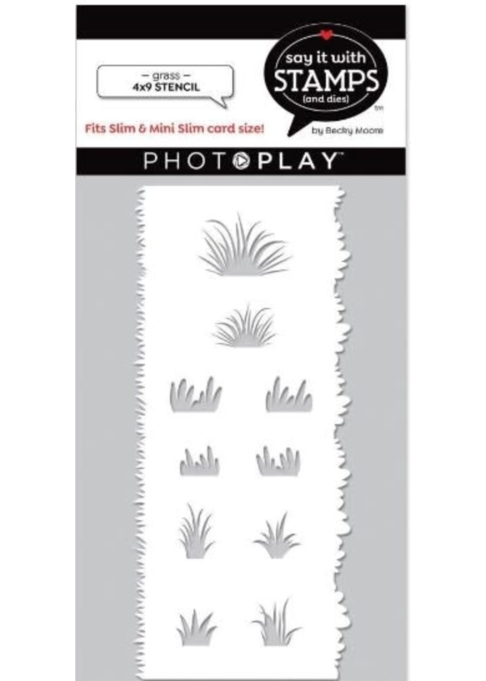 PhotoPlay PhotoPlay Slimline Stencil, Grass Edger