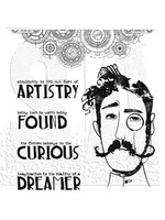 Stampers Anonymous Tim Holtz Cling Stamp, CMS434 Observations