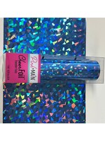 Pink & Main Pink & Main Cheer Foil Transfer Foils, Shattered Blue