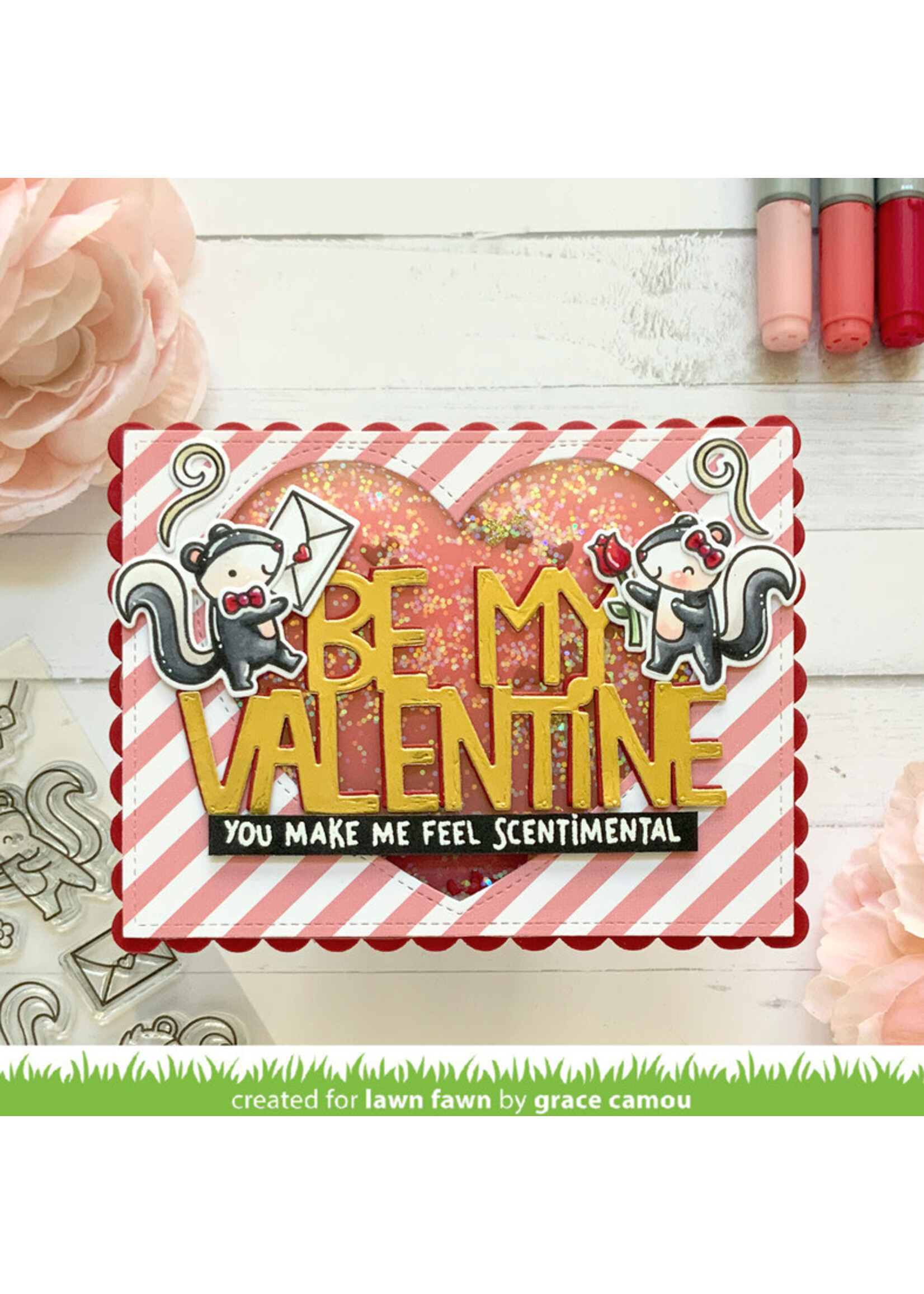 Lawn Fawn Lawn Fawn Die, LF2735 Be My Valentine