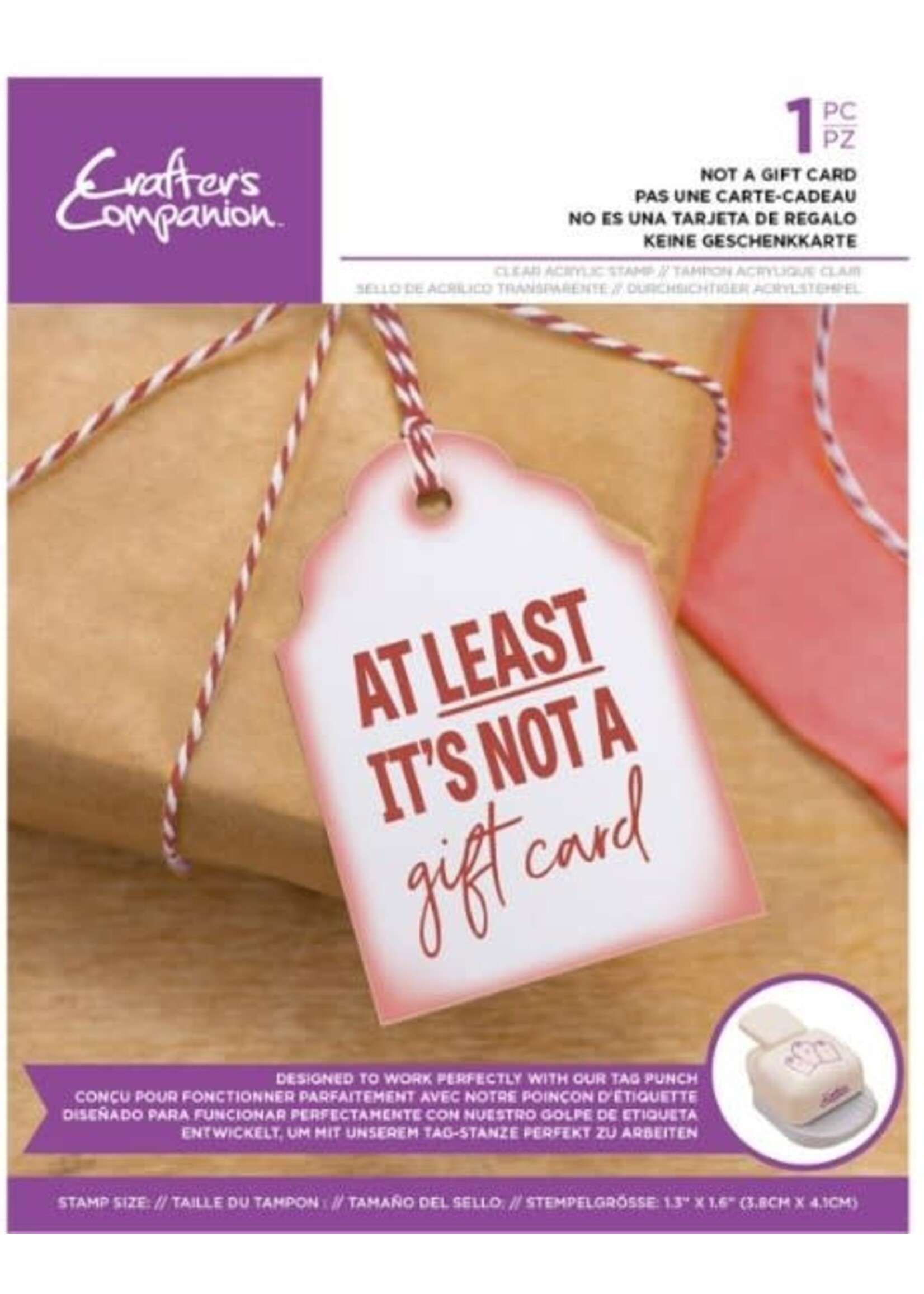 Crafter's Companion Crafter's Companion Stamp, Not a Gift Card
